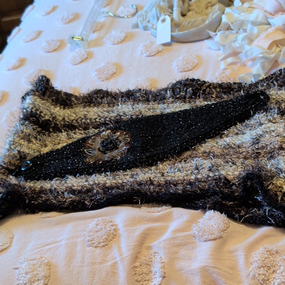 Collectioneighteen Brown/Black Neck Scarf With Matching Hair Band